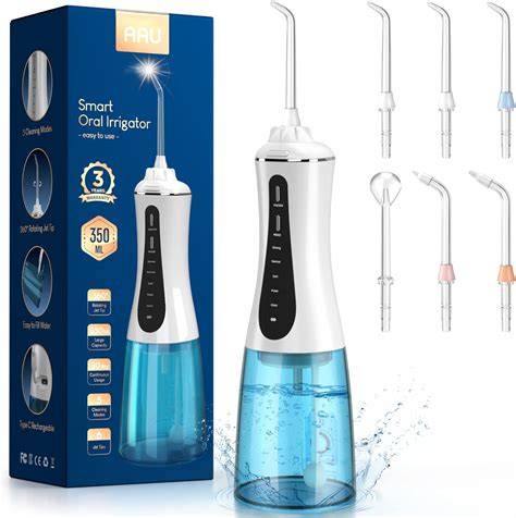 Funcionamiento de irrigador dental con agua