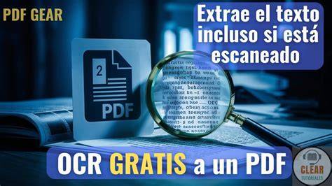 PDF digital con efecto de escaneado