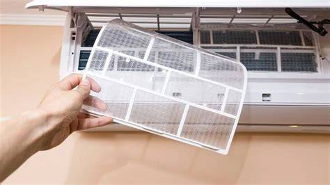 Pasos para limpiar filtros de aire acondicionado