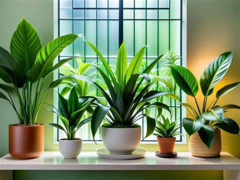 Plantas de interior y filtración de contaminantes