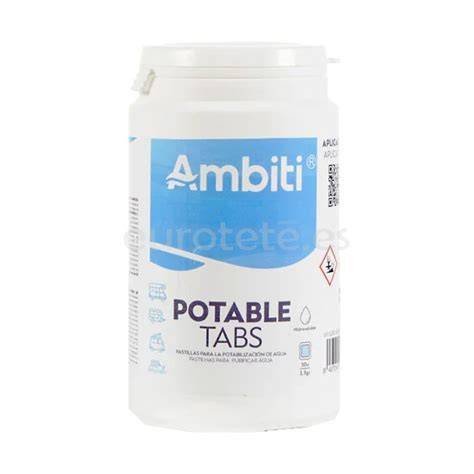 Pastillas potabilizadoras para depósito de autocaravana
