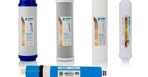 Tipos de filtros purificadores de agua