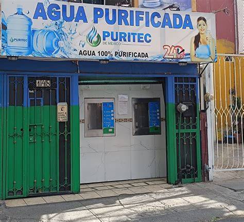 Estación purificadora de agua autoservicio