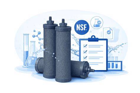 Certificación NSF en filtro de agua