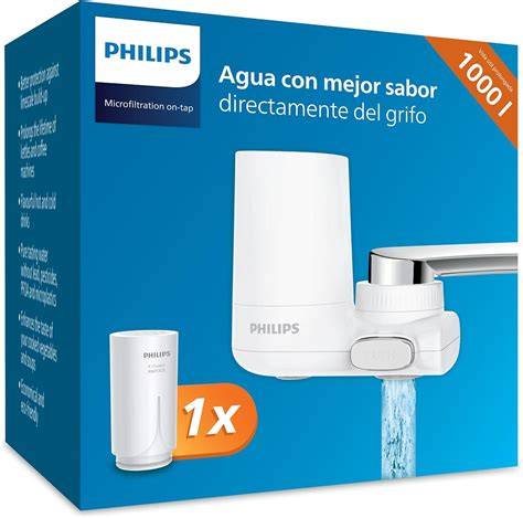 Filtro Philips X-Guard instalado en grifo