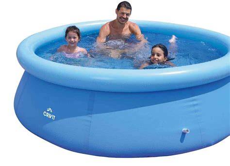 montaje piscina hinchable anillo superior