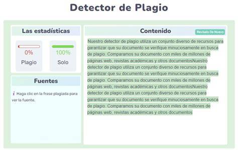 Detector de plagio analizando un documento