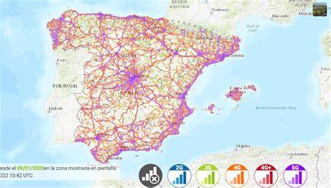 Mapa de cobertura asistencia técnica España