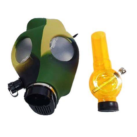 Máscara bong de silicona camuflaje