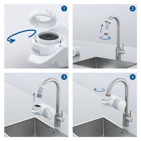 Instalación del filtro BRITA On Tap en grifo