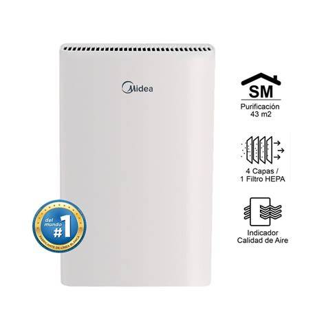 Purificador de aire Midea en hogar