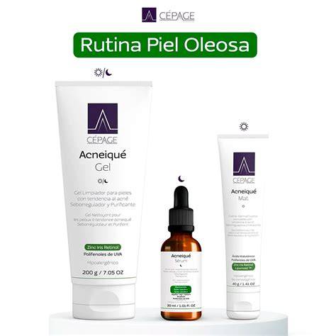 Rutina facial suave para piel acneica