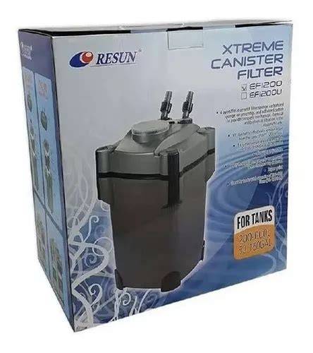 filtro externo con materiales filtrantes