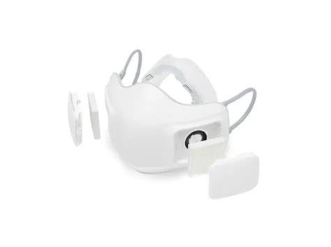 Mascarilla con filtros HEPA ventiladores