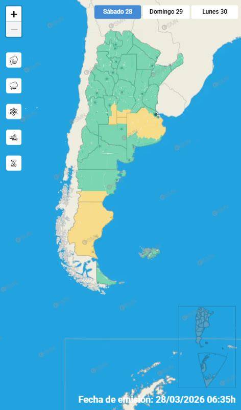 Mapa de provincias afectadas por depuración