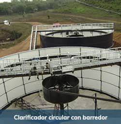 Clarificador circular con accionamiento periférico