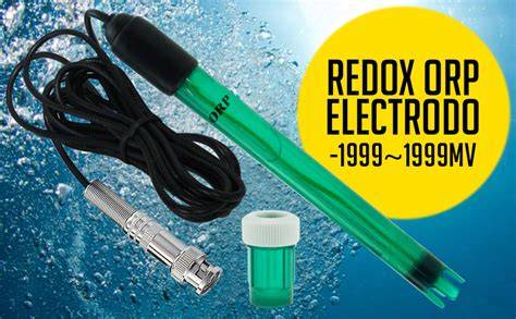 electrodo ORP midiendo agua piscina