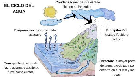 Esquema del recorrido del agua en garaje