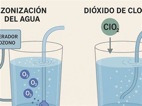 Comparación entre ozonización y destilación del agua