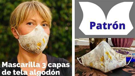 Mascarilla de tela con filtro y capas protectoras