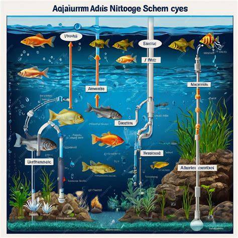 esquema de oxigenación en acuario