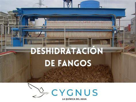 Proceso de deshidratación de fangos