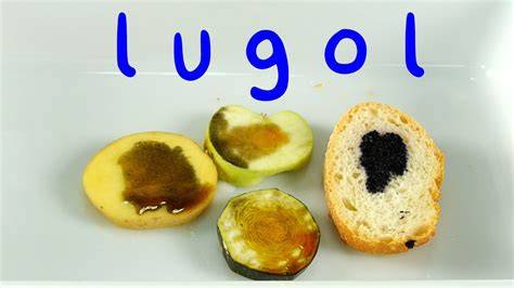 Prueba de Lugol en alimentos