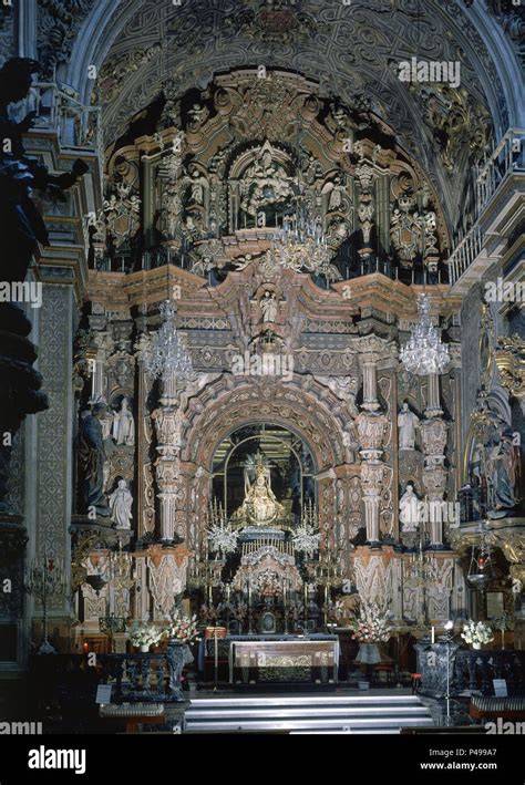 Retablo barroco Virgen de las Angustias