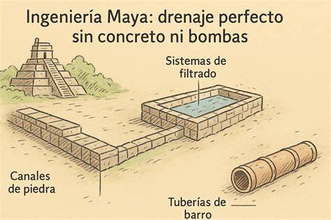 Sistema maya de filtración de agua en Tikal