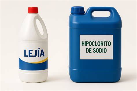 Bidones y depósitos de hipoclorito de sodio