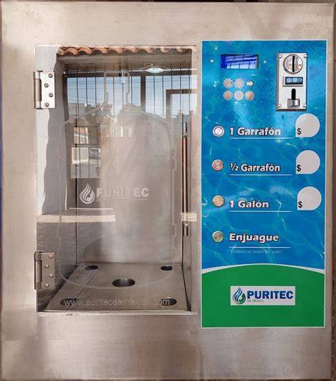 Ventana vending de agua purificada