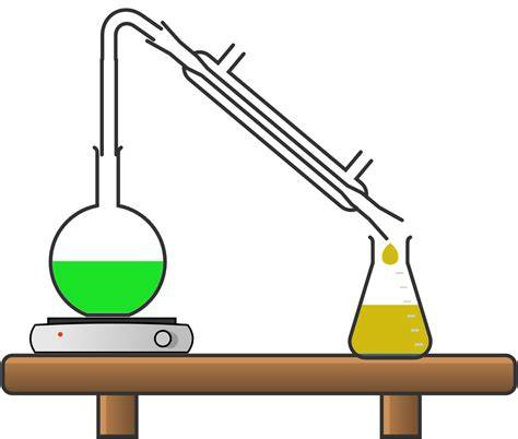 esquema de destilación casera del agua