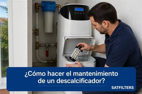 mantenimiento de descalcificador doméstico