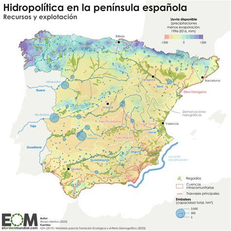 Mapa de nitratos en agua potable de España