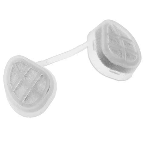 Filtro nasal reteniendo polen y polvo