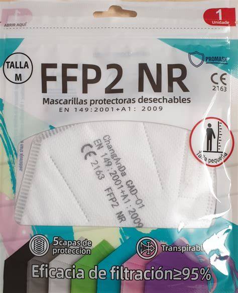 ajuste correcto mascarilla FFP2 infantil