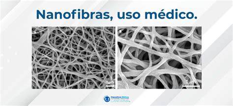 Filtro de nanofibras estructura microscópica