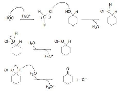 Oxidación de ciclohexanol a ciclohexanona