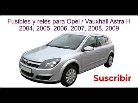 Ubicación etiqueta FAP Opel Astra H