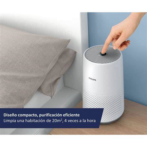 GOAMGE purificador de aire compacto en dormitorio