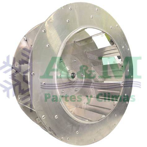 rodete de turbina extractora con grasa