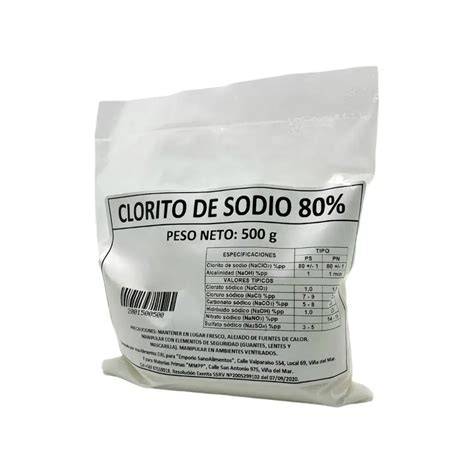 Usos industriales del clorito de sodio