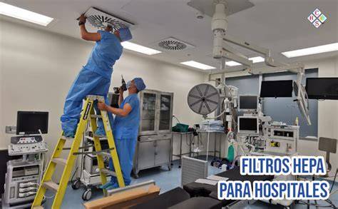Filtro HEPA terminal en techo quirúrgico