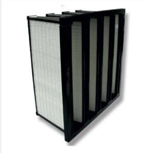 Filtro compacto de aire en forma de V