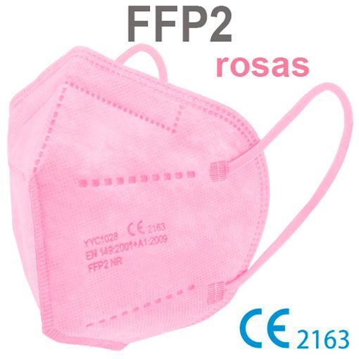 Mascarillas FFP2 rosas de la Mejor Calidad ¡Las más Seguras!