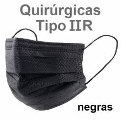 Mascarillas quirúrgicas IIR negras